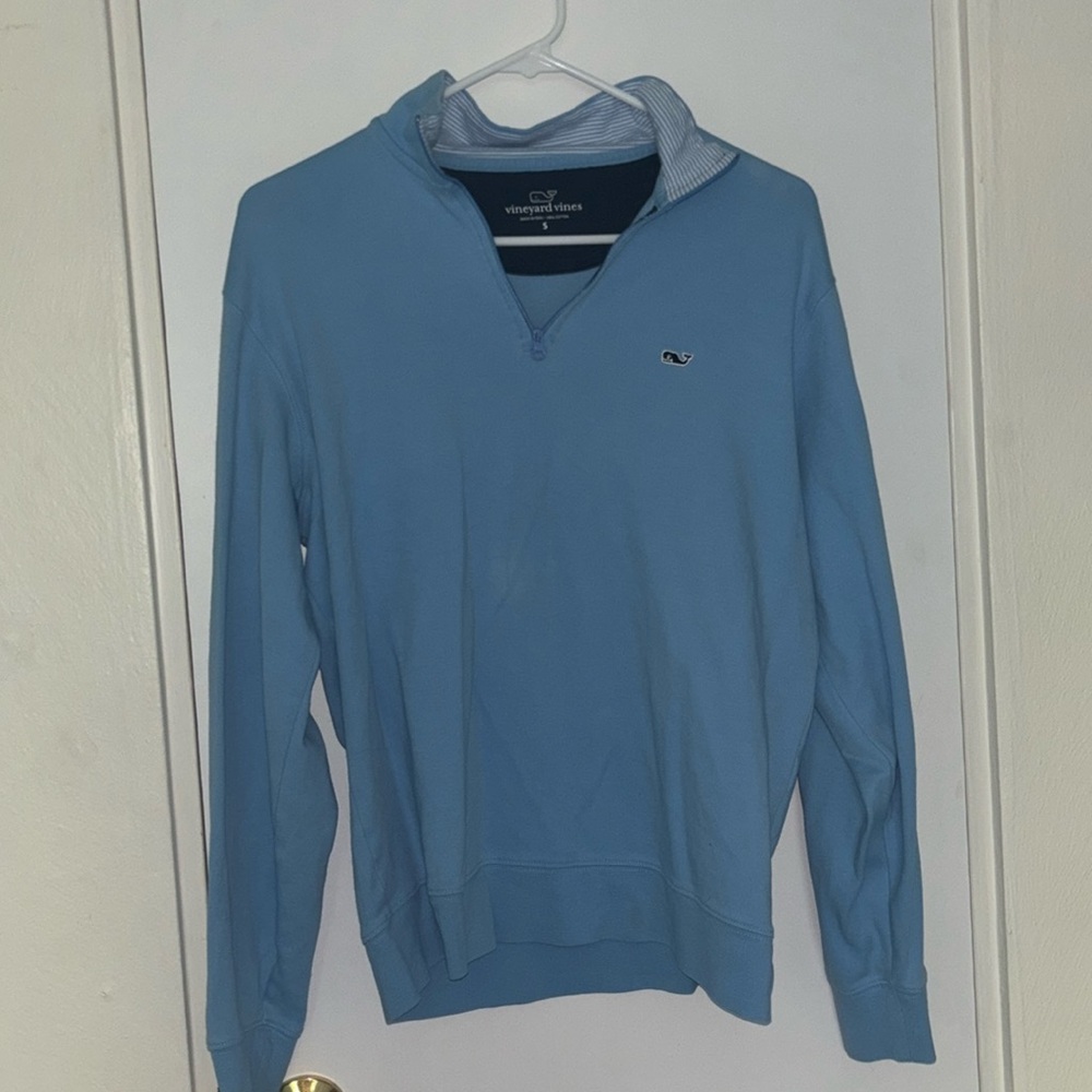 Men’s Small Vineyard Vines Shep Shirt - Light Blue (bleach marks; see photos)